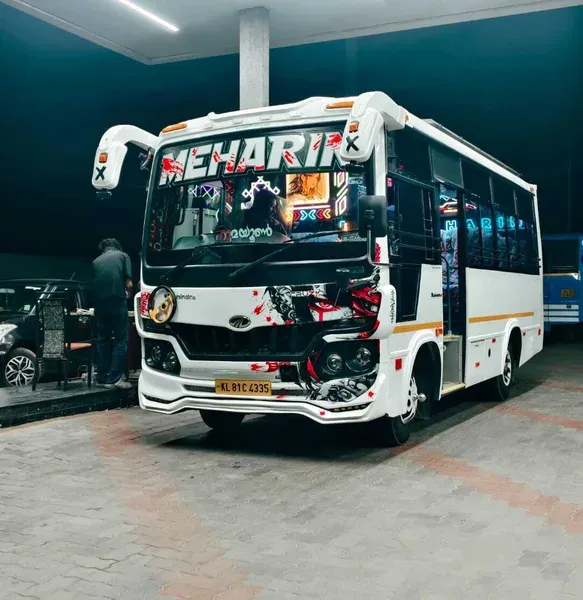 24-Seater Traveller Bus available for booking at Meharin Agency & Foods
