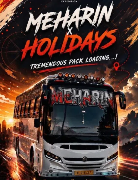 49-Seater Bus available for booking at Meharin Agency & Foods
